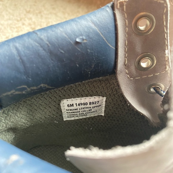 Timberland Grey and Navy Women’s Work Boots - Picture 9 of 9